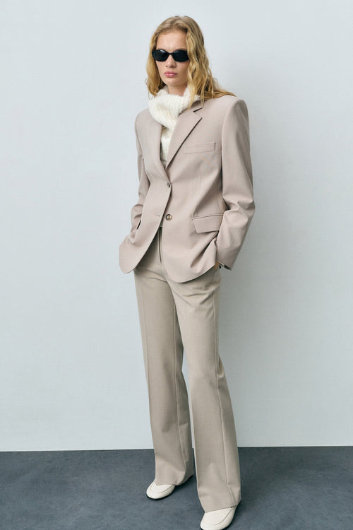 Pantalon de costume Blanc - MANGO