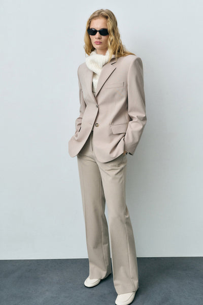 Pantalon de costume Blanc - MANGO