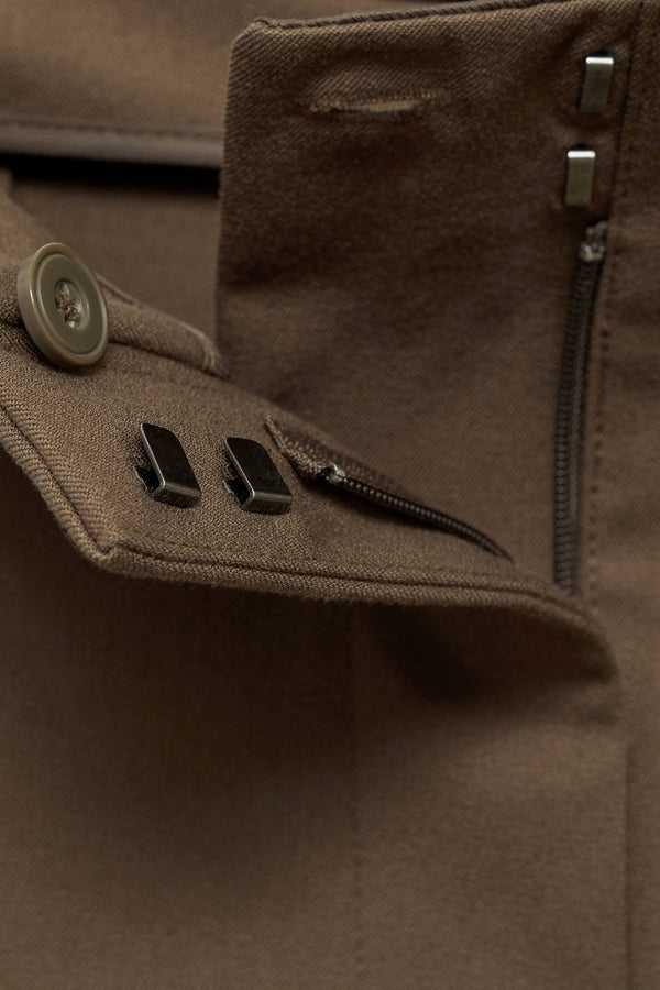 Pantalon de costume Brun - MANGO