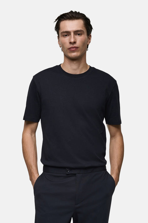 T-shirt (manches courtes) Bleu - MANGO