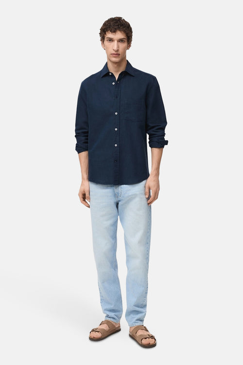 Hemd (lange mouwen) Blauw - MANGO