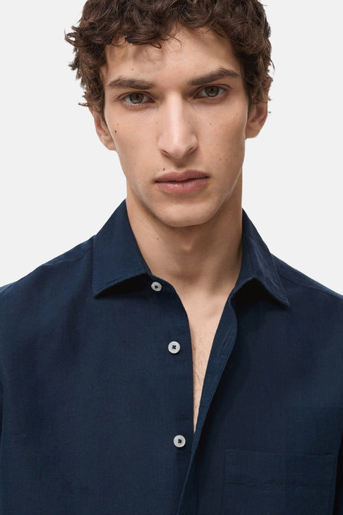 Hemd (lange mouwen) Blauw - MANGO