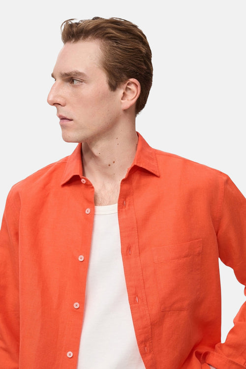 Hemd (lange mouwen) Oranje - MANGO