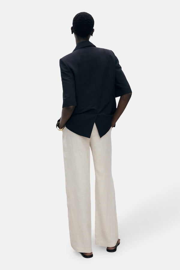 Pantalon Beige - MANGO