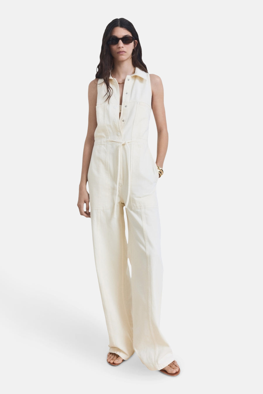 Jumpsuit - ecru
