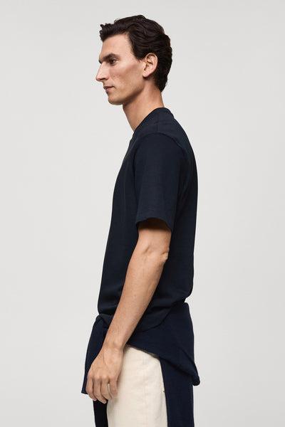 T-shirt (korte mouwen) Blauw - MANGO