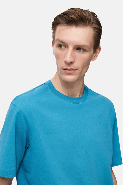 T-shirt (manches courtes) Bleu - MANGO
