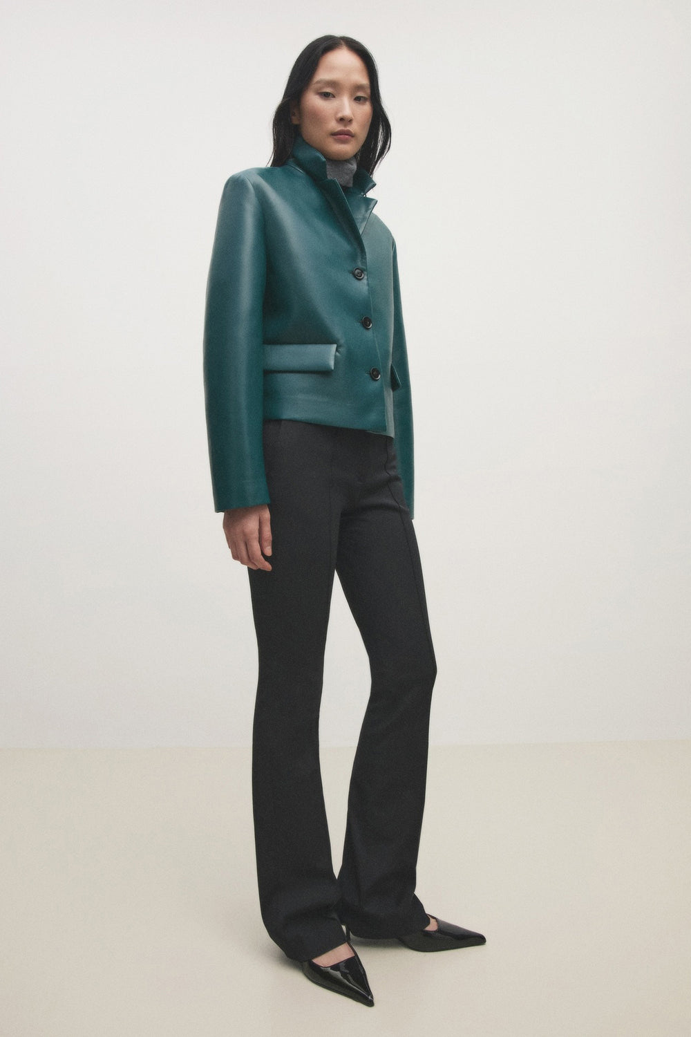 Veste courte Bleu - MANGO