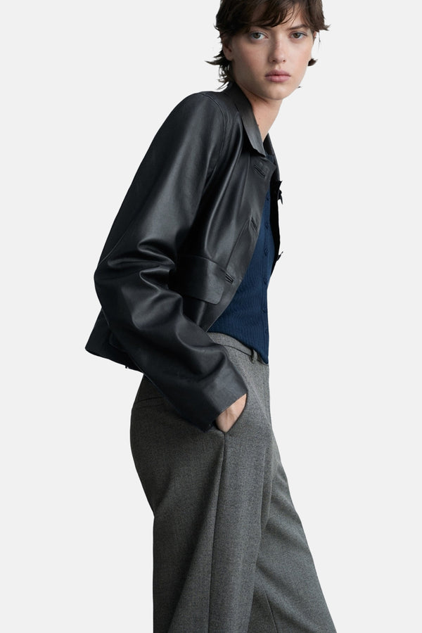Pantalon Gris - MANGO