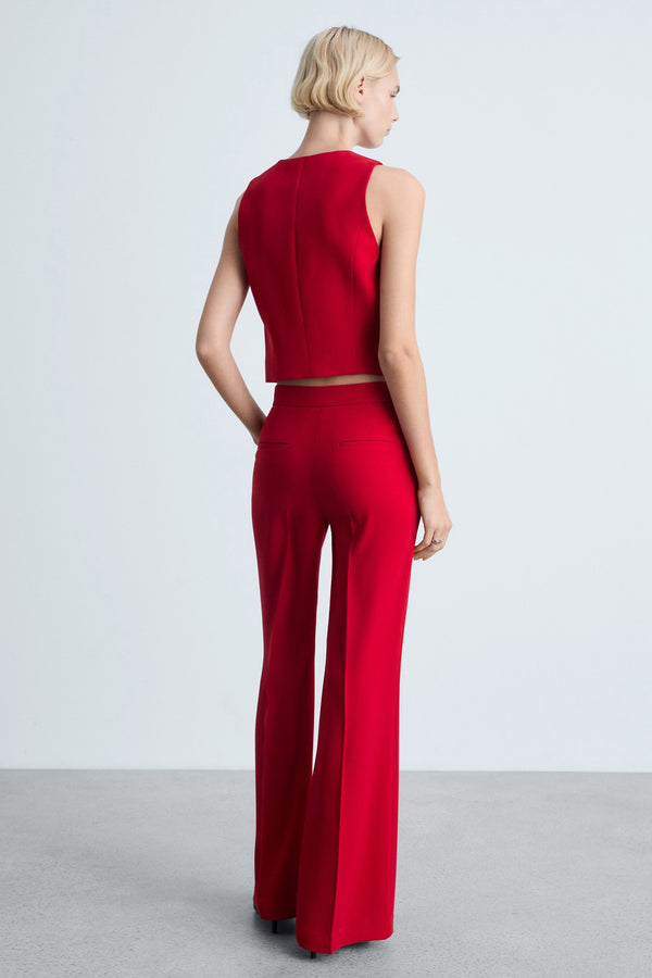 Pantalon de costume Rouge - MANGO