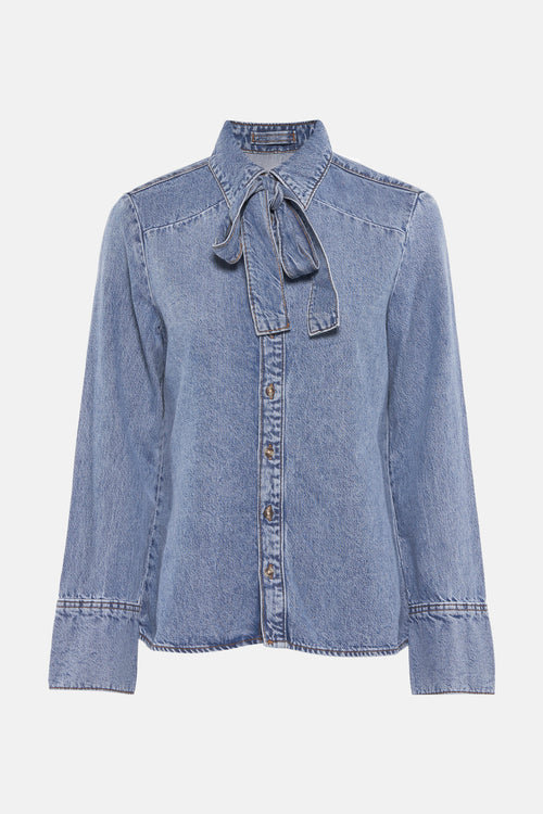 Chemisier (manches longues) Denim - MANGO