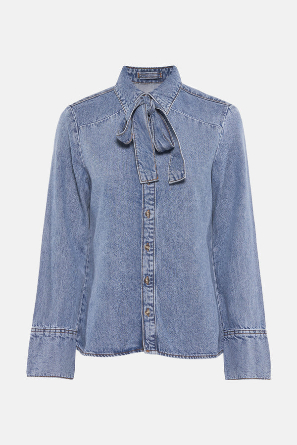 Chemisier (manches longues) Denim - MANGO
