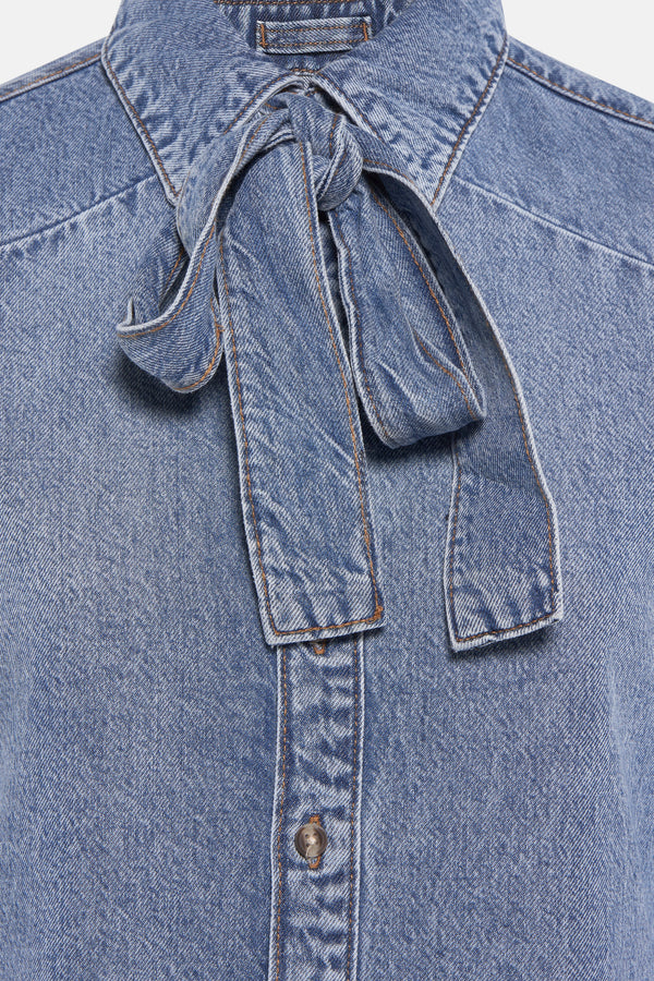 Chemisier (manches longues) Denim - MANGO