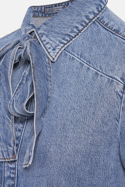 Chemisier (manches longues) Denim - MANGO