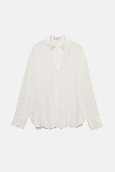 Chemisier (manches longues) Blanc - MANGO