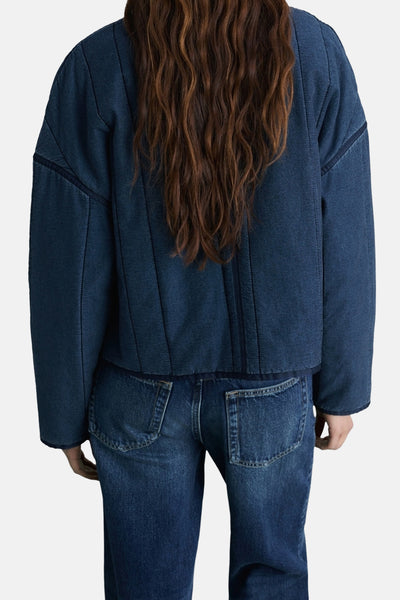 Korte jas MID BLUE DENIM - MANGO
