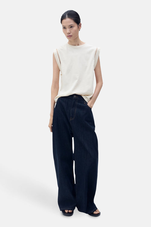 Top (zonder mouwen) Beige - MANGO