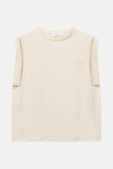 Top (sans manches) Beige - MANGO
