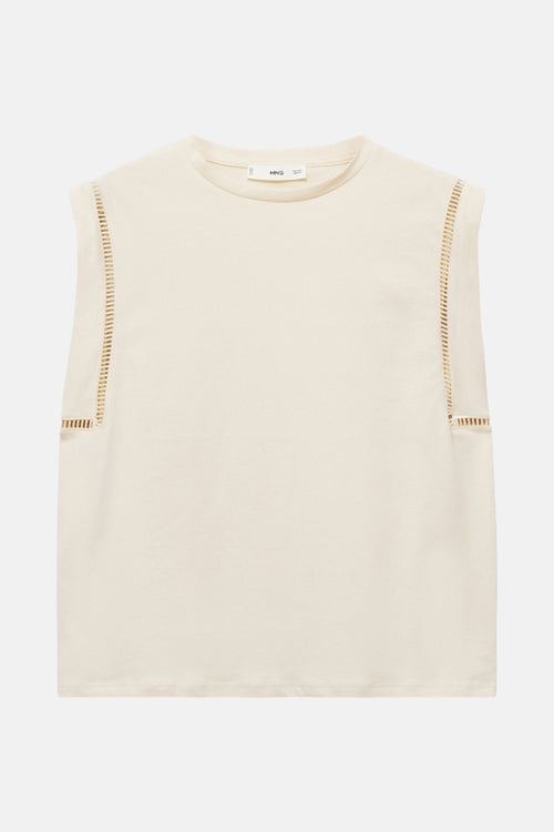 Top (sans manches) Beige - MANGO