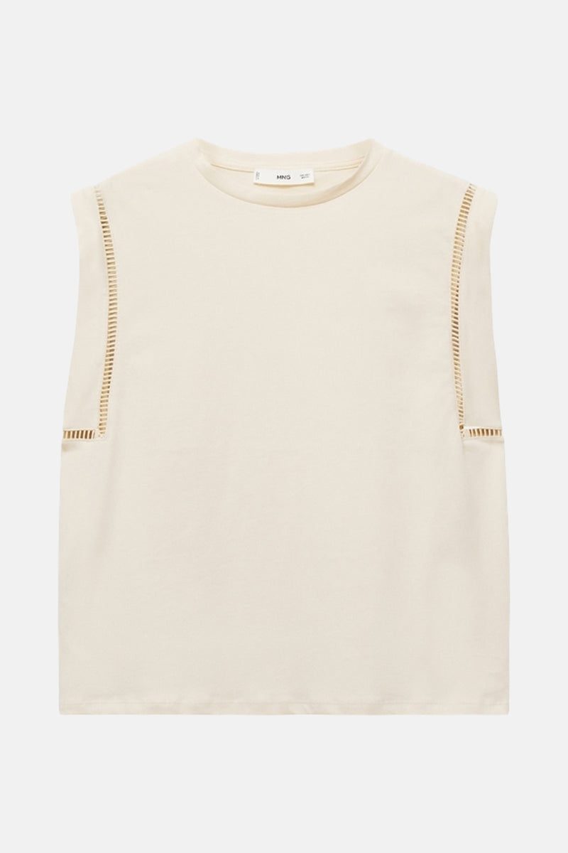 Top (sans manches) Beige - MANGO