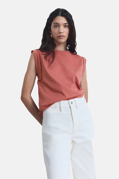 Top (zonder mouwen) Roze - MANGO