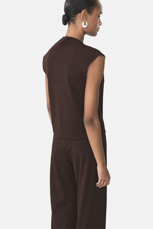 Top (sans manches) Brun - MANGO