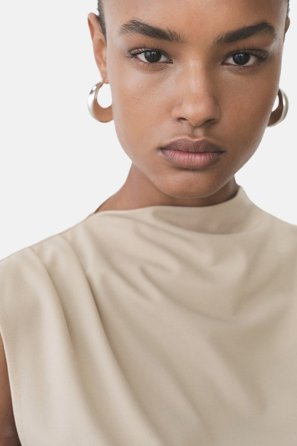 Top (sans manches) Beige - MANGO