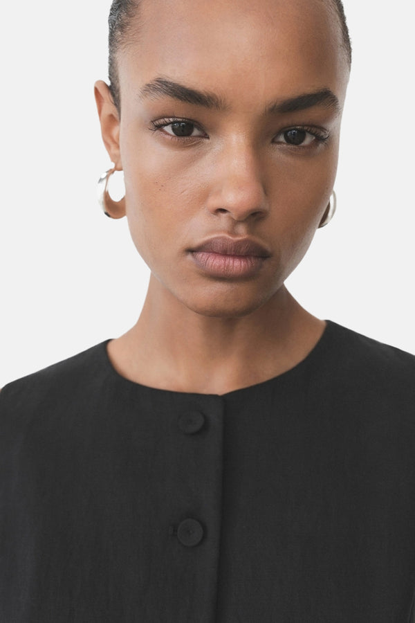 Veste longue Noir - MANGO