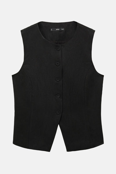Veste longue Noir - MANGO