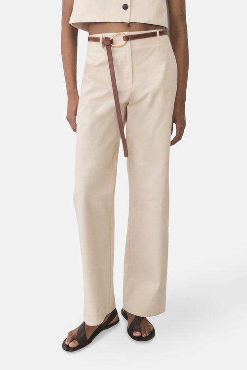 Broek Ecru - MANGO