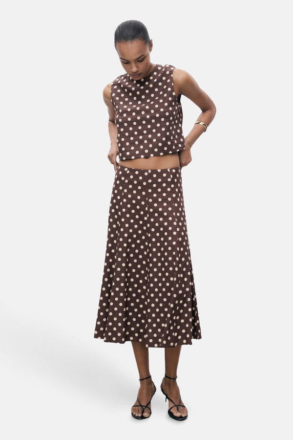 Jupe longue Multicolore - MANGO