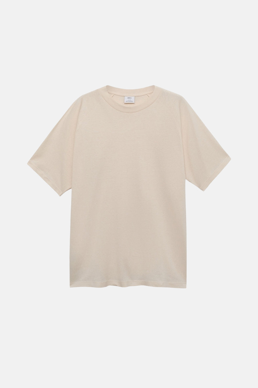 T-shirt (korte mouwen) Ecru - MANGO