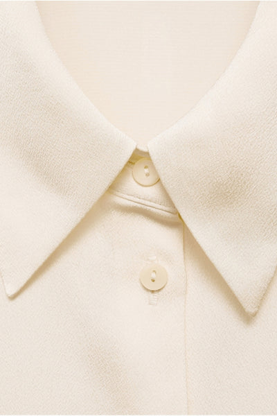 Chemisier (manches longues) Blanc - MANGO