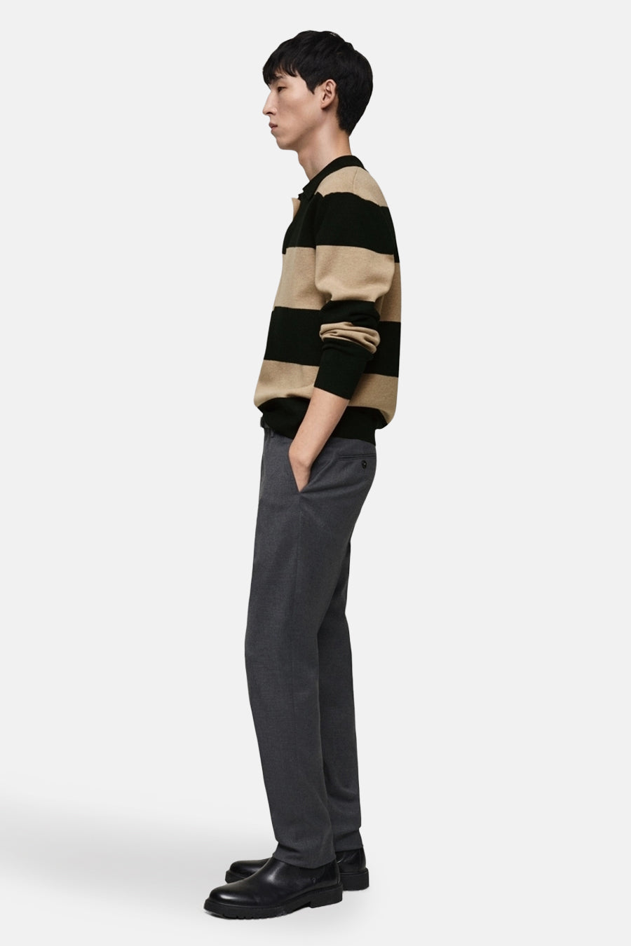 Sweat col rond Vert - MANGO