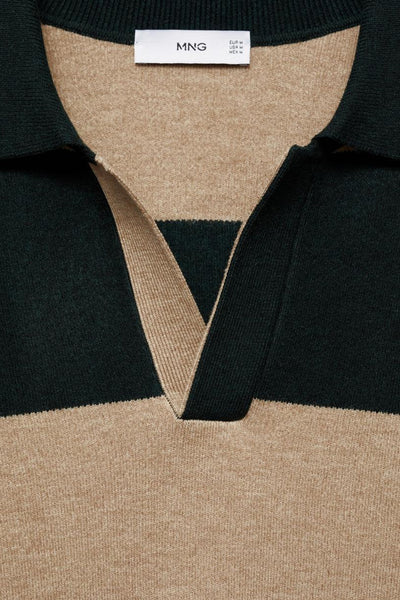 Sweat col rond Vert - MANGO