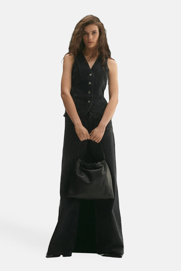 Blazer BLACK DENIM - MANGO