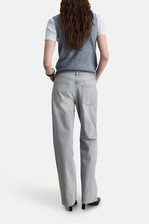 Jean droit MID GREY DENIM - MANGO