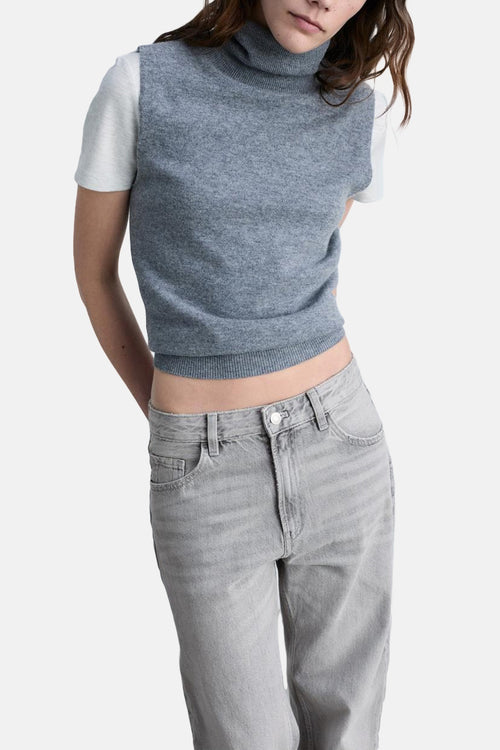 Jean droit MID GREY DENIM - MANGO