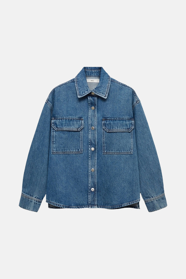 Korte jas Denim - MANGO
