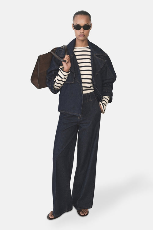 Sweater met ronde hals Multicolor - MANGO