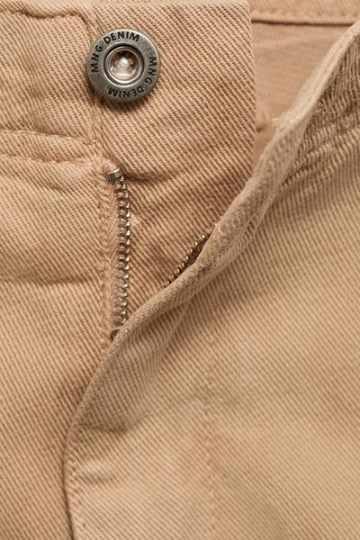 Pantalon coloré Blanc - MANGO