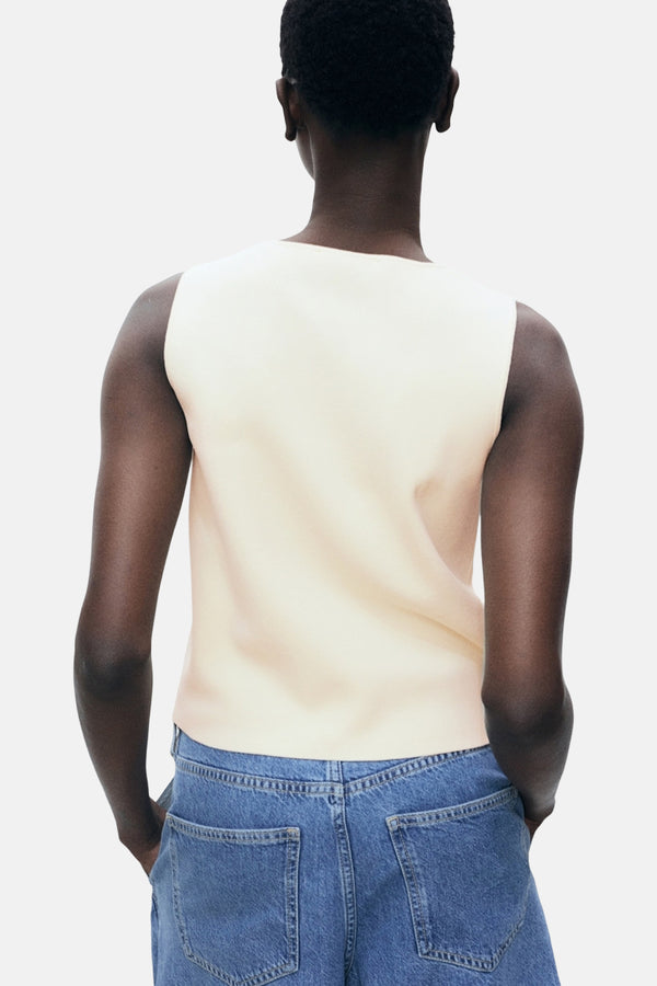 Gilet Écru - MANGO