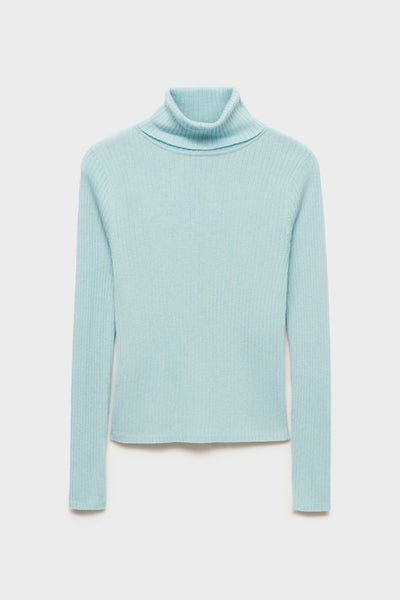 Trui met rolkraag Blauw - MANGO