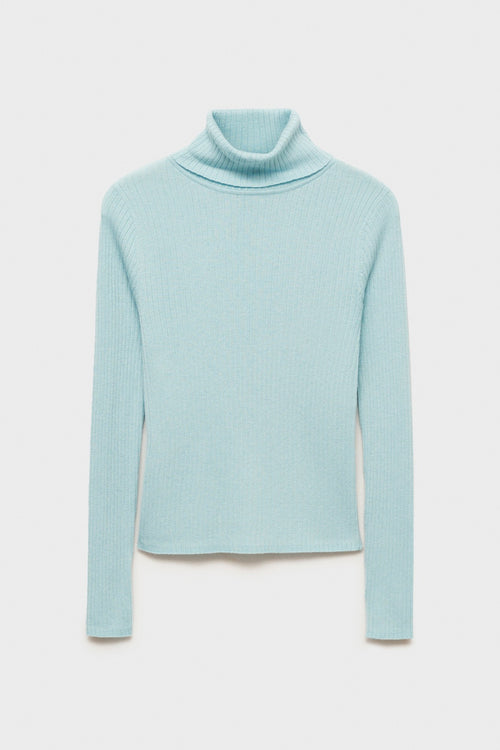 Pull col montant Bleu - MANGO