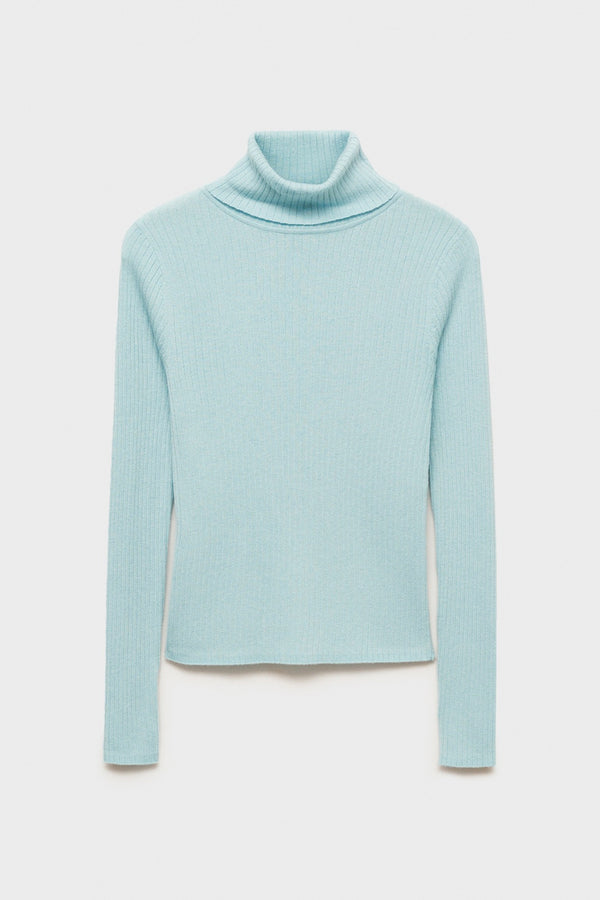 Pull col montant Bleu - MANGO