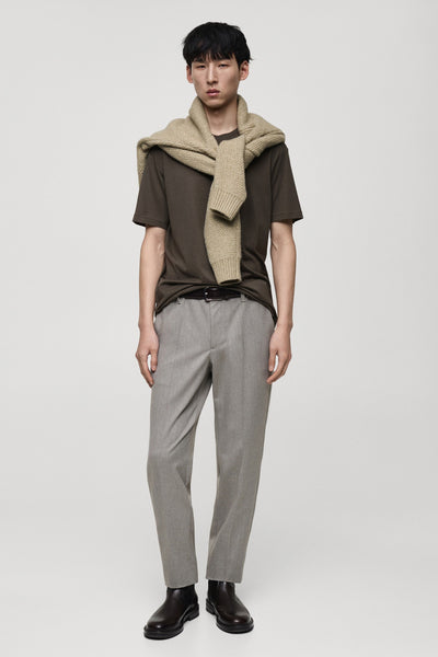 T-shirt (korte mouwen) Zwart - MANGO