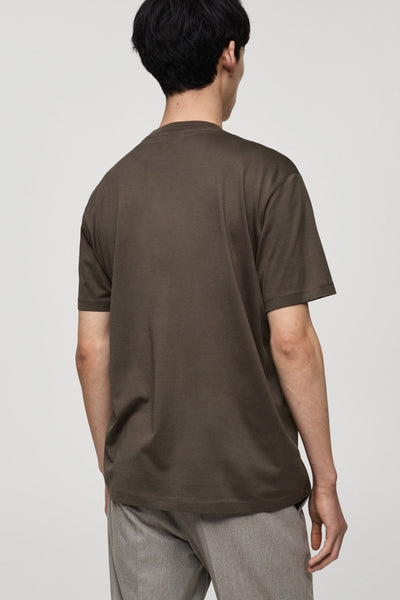 T-shirt (korte mouwen) Zwart - MANGO