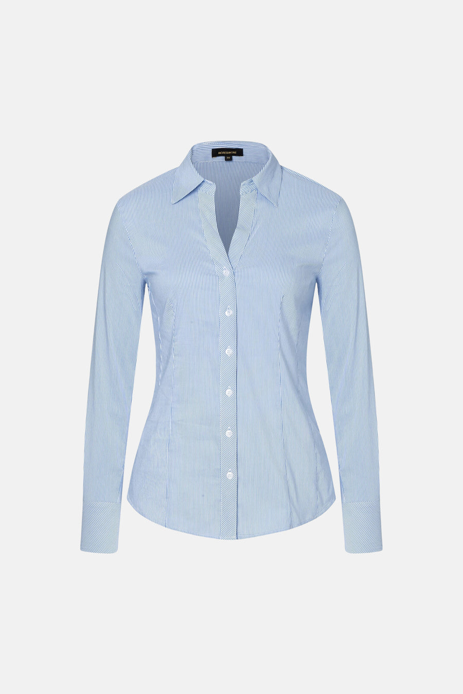 Blouse met lange mouwen - Blauw