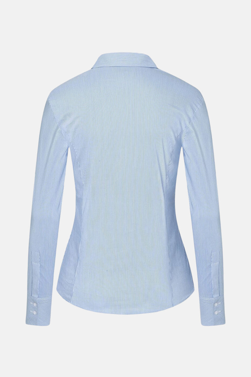 Blouse met lange mouwen - Blauw