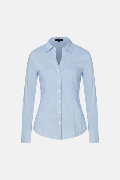 Blouse met lange mouwen - Blauw